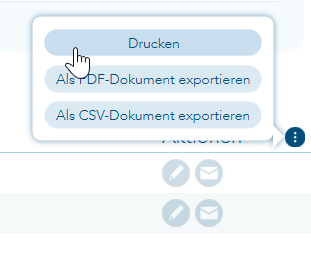 Tabellendaten drucken