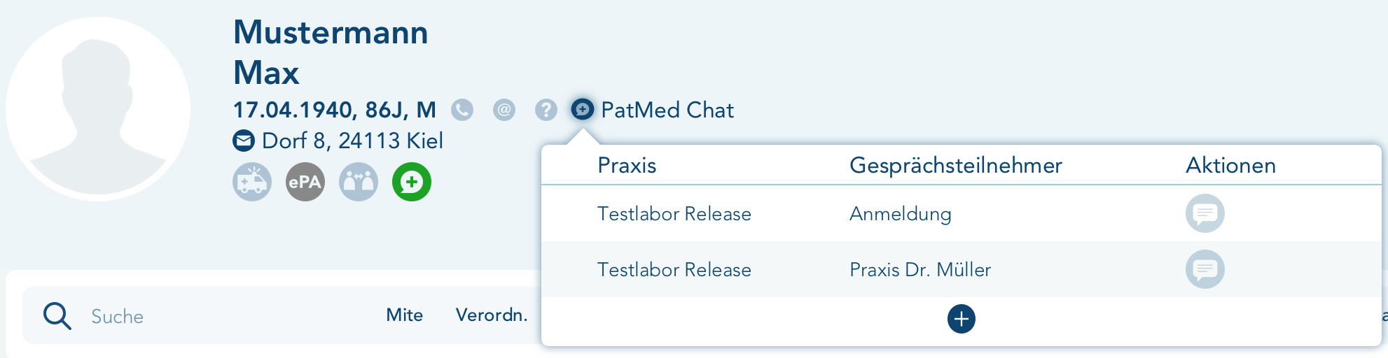 Button PatMed Chat