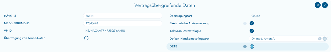 Vertragsansicht