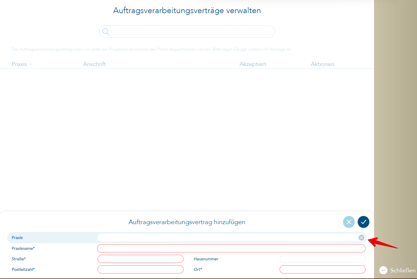 AVV Listenauswahl Praxis