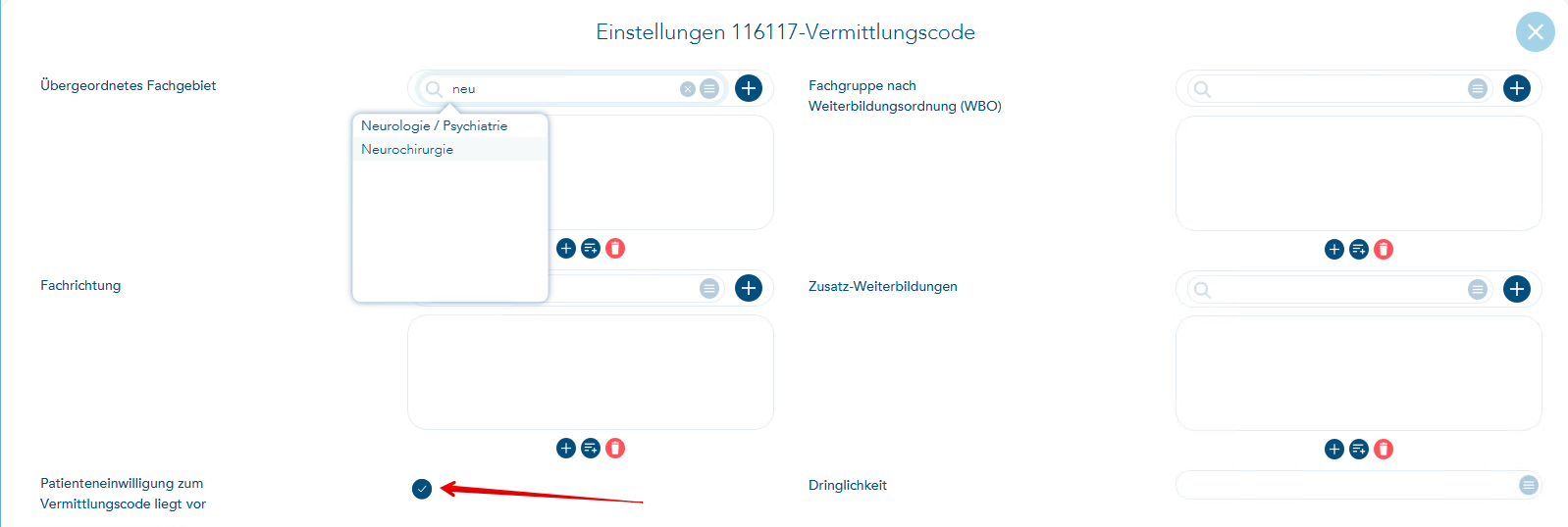 Patienteneinwilligung