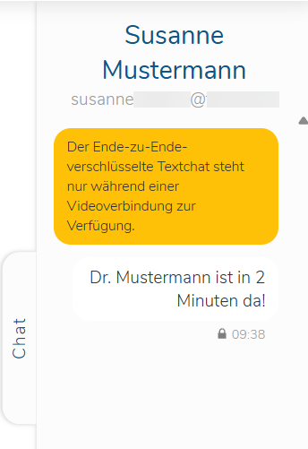 Ende-zu-Ende-verschlüsselter Chat