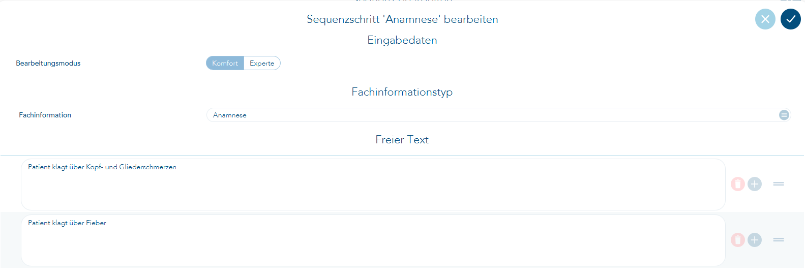 weitere Zeile bei freier Text