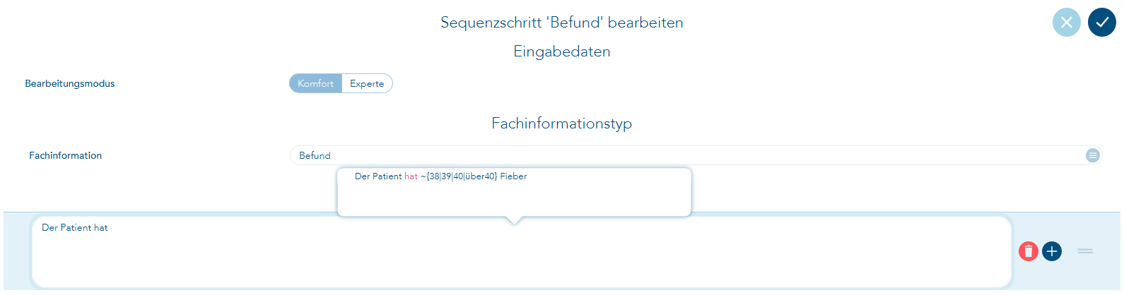 Wörterbucheinträge werden vorgeschlagen