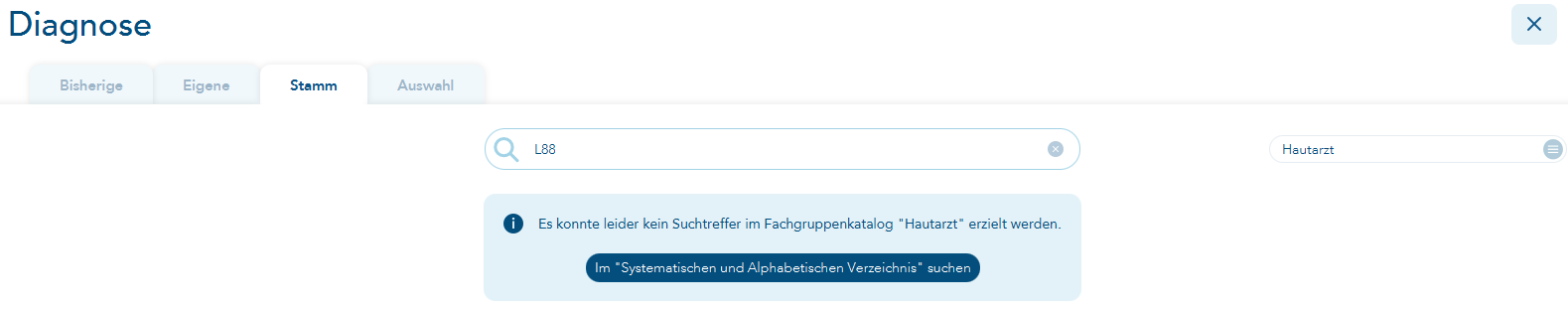 gesamten Stamm wechseln