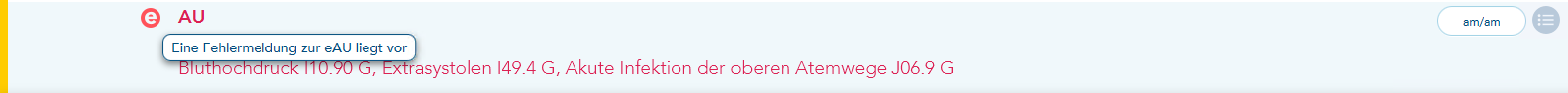 Zusatz-Icon in der eAkte bei Fehlermeldung