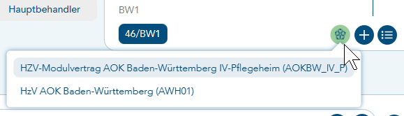 grünen "EAV"-Button in den Falldaten