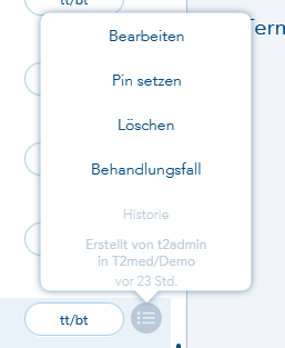 Eintrag in der eAKte
