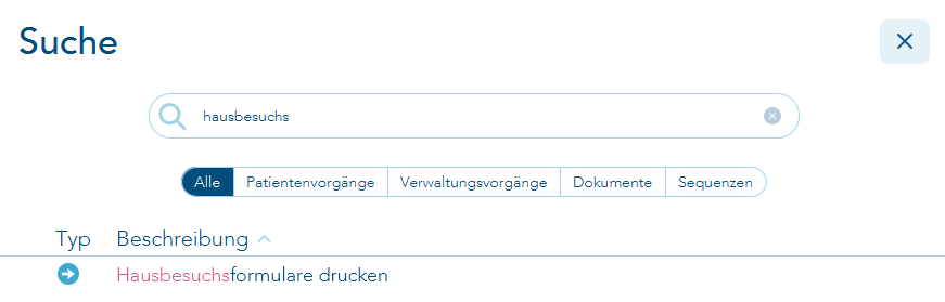 Suche nach Wort hausbesuch