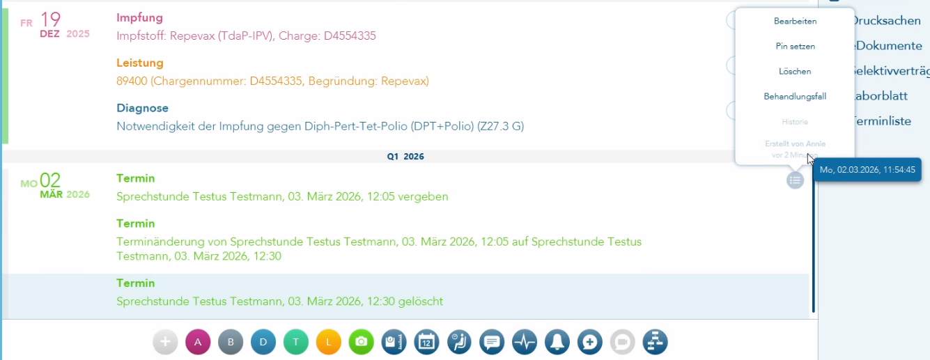 Erfassung in der eAkte