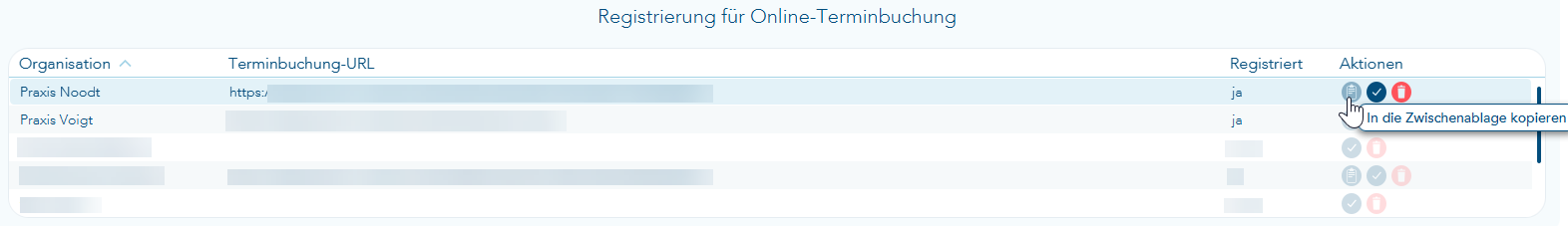 URL in Zwischenablage kopieren