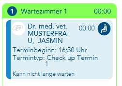 Termininformation als Notiz