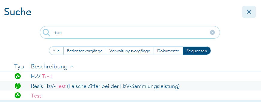 Filter auf Sequenzen