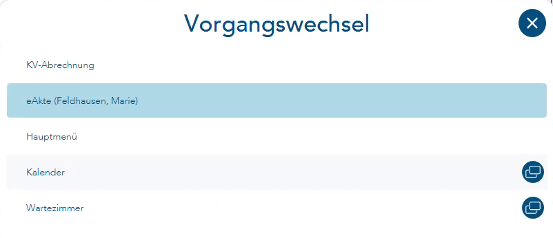 Vorgangswechsel