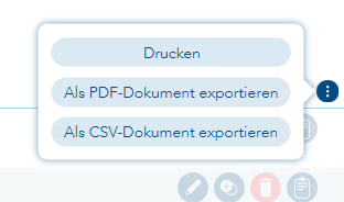 Tabellendaten exportieren