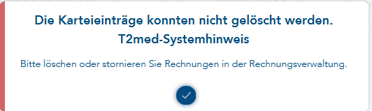 Das Bild zeigt die oben beschriebene Hinweismeldung