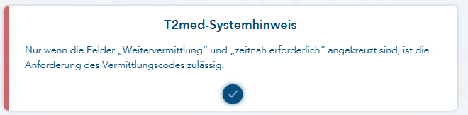 PTV 11 Fehlerhinweismeldung fehlende Pflichtfelder